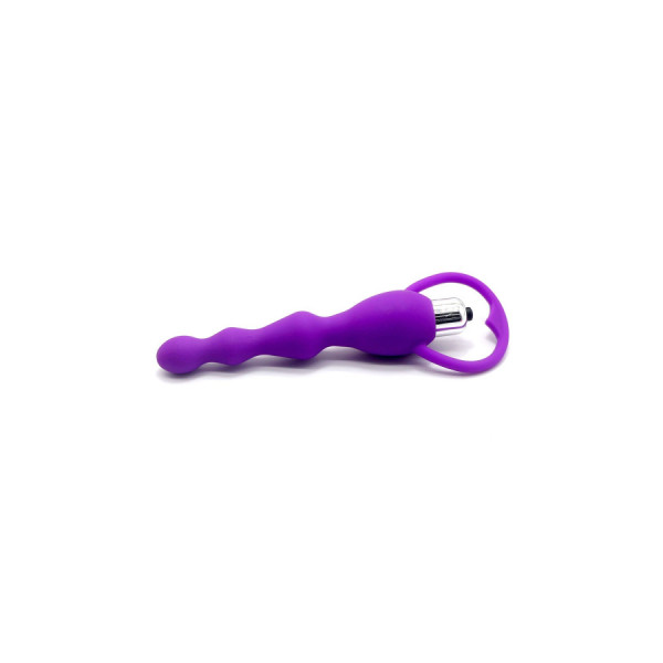 Chapelet anal violet vibrant 